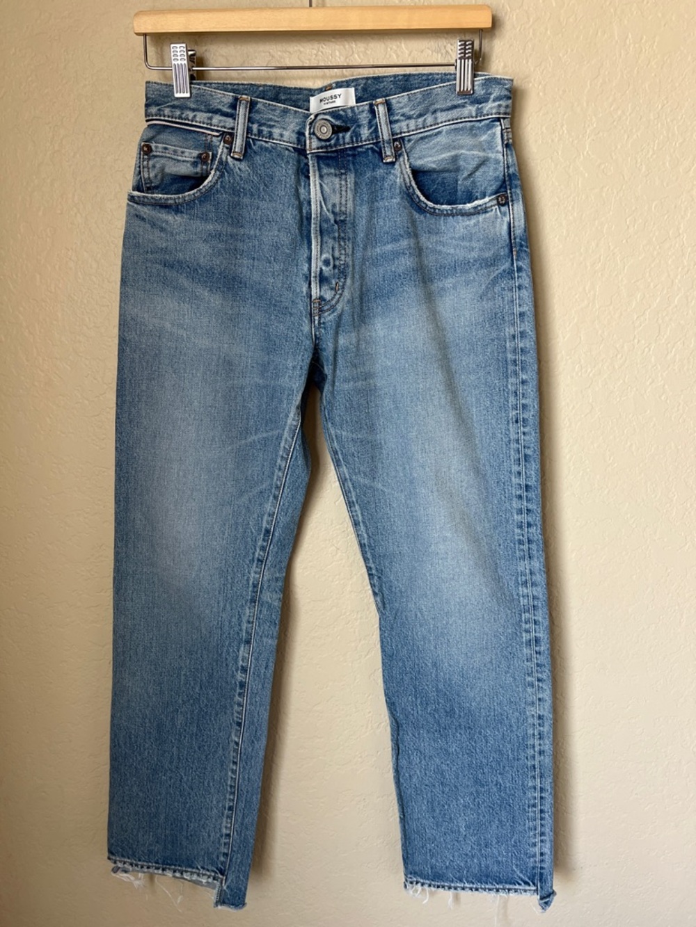 Moussy vintage step hem straight leg jeans 27 - Picture 2 of 8